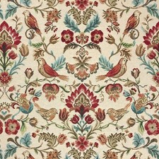 Tapestry Fabric William Morris Bird Floral Upholstery Curtains 140cm Wide