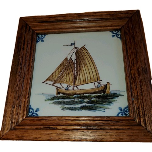 Vtg blue delft - vtg, tile
