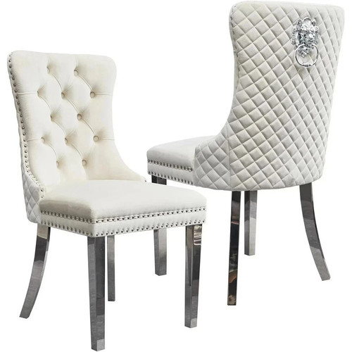 Set luxury velvet dining - 2,