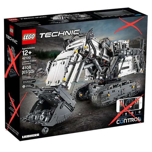 Lego liebherr 9800 technic - liebherr,