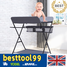 Baby Changer Unit Table Nursery Changing Station With Baby Bath Mat And Storage