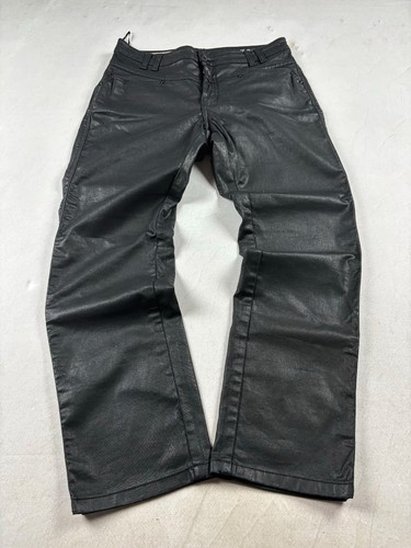 Waxed coated denim - coated, jeans