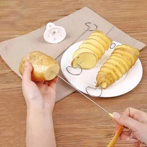 Potato spiral cutter maker - potato,