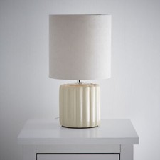 Ceramic Round Table Lamp With