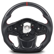 Hydro Dip Carbon Fiber Steering Wheel For Toyota Supra A90 GR MKV 19-24 W/ Trim