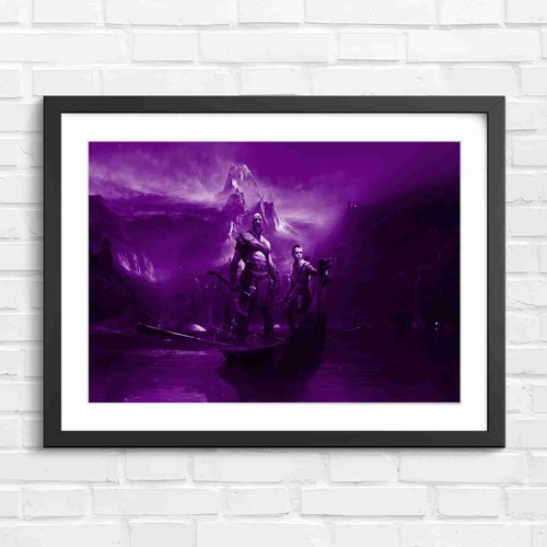 Fantasy viking warrior boat - fantasy,