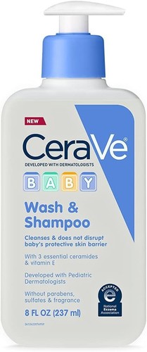Cerave baby wash - cerave, shampoo