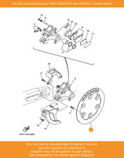 YAMAHA Disk, Rear Brake 2
