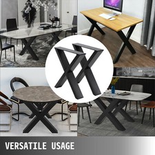 2x Industrial Metal Legs Table