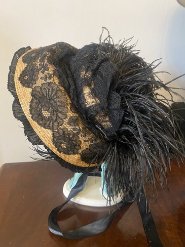Antique victorian hat - victorian,