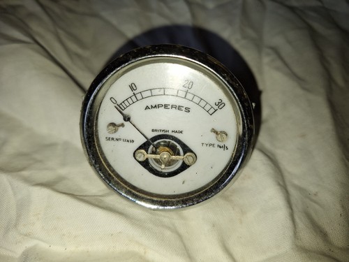 Vintage ammeter 30a type - 0,