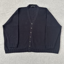 Shirin Guild Sweater Womens One Size Blue Cardigan Oversized Knit Made in UK