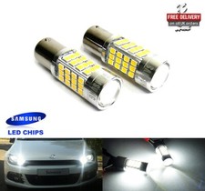 566 P21/4W 7225 BAZ15d Bulb SAMSUNG LED 40W Indicator Fog Tail Stop Light White