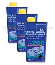 ATE Super Racing Brake Fluid DOT 4 (3x1Litre Cans) Same day dispatch before 5pm