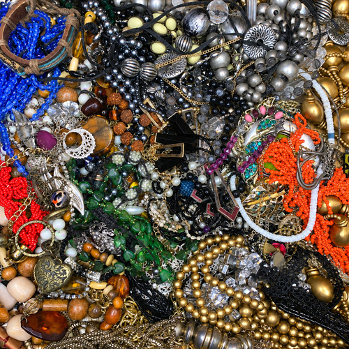 Vintage costume jewellery - vintage,
