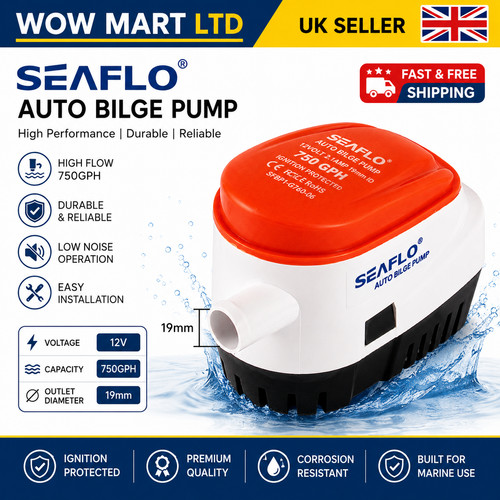 Seaflo automatic bilge - automatic, pump