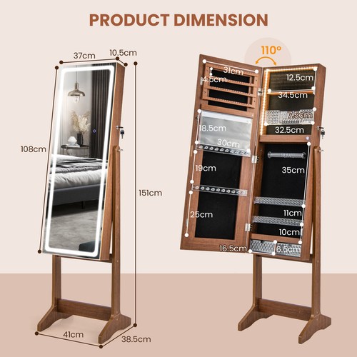 Full length led mirror - full-length,