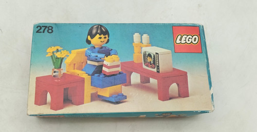 Lego 278 television room new - lego,