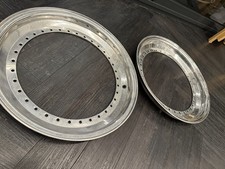 2 x outer lips deep dish split rims 16x2.0 bbs RS RM 34-hole Aluminium