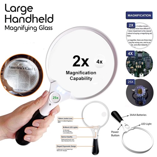 25x extra large magnifying - extra,