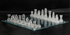 35x35 Cm Big Glass Chess Set