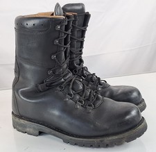 Genuine Surplus Austrian Army Fully Lined Black Leather Winter Boots 3369
