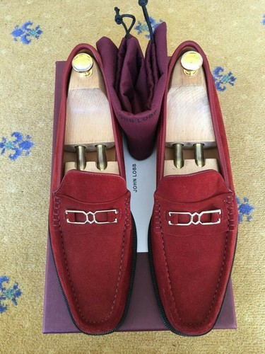 John lobb loafers shoes red - shoes,