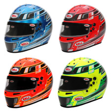 Bell KC7-CMR 2025 Kart Karting Helmet Champion Blue Red Orange Yellow - Junior -