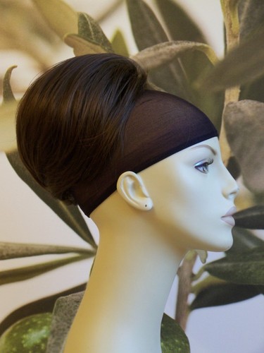 Medium brown beehive bun - medium, "