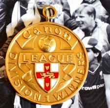 9ct Gold Football Medal. Div 1