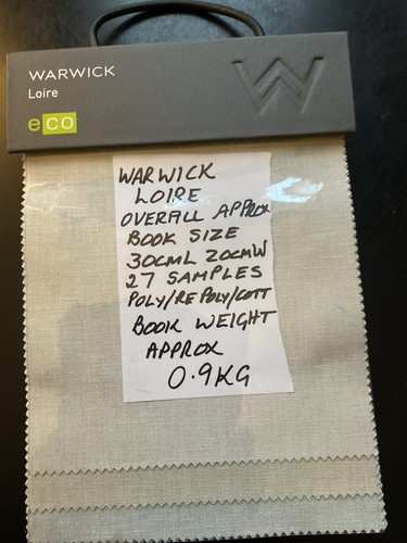 Warwick loire fabric - loire, sample
