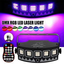 LED Laser Projector Light RGB Beam Stage Lighting DMX Party Show Disco DJ Lights
