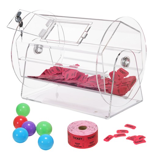 Vevor acrylic raffle drum - raffle,