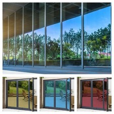 Mirror Reflective One Way Mirror Window Film Privacy Glass Solar Tint