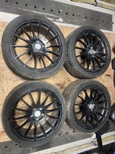 FORD TRANSIT CONNECT 18" FOX MULTI SPOKE ALLOY WHEELS IN BLACK & TYRES 5x108 FIT