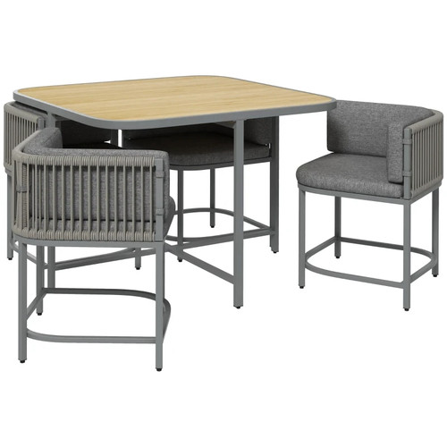 Outdoor seater rattan cube - rattan,