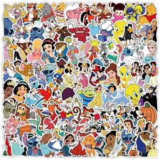 UK 100 Disney Princess Characters Cartoon Phone Stickers Laptop Vinyl Decals NEW
