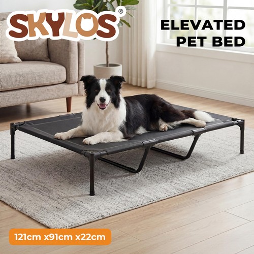 Skylos elevated dog bed large - elevated,