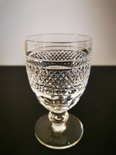 Set of 2 Vintage 1980s Waterford Crystal Cashel White Wine Glasses