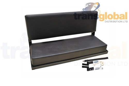 Black vinyl folding - black,