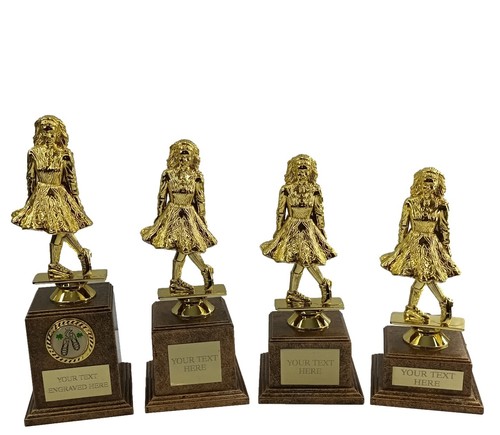 Personalised gold irish dance - personalised,
