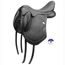 Bates Artiste Adjustable Luxe Mono Dressage Performance Saddle CAIR Black/Brown