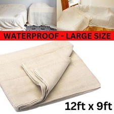 Cotton Dust Sheets Decorating Painting Heavy Duty Large Twill Protection Cover