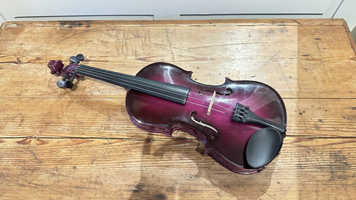 Purple student violin size - purple, 3/4