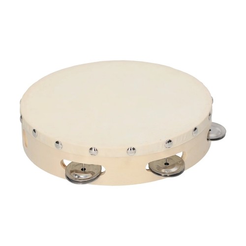 Sheepskin tambourine wooden - tambourine,