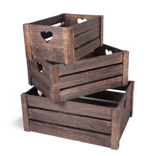 Lovely Brown Wooden Crates