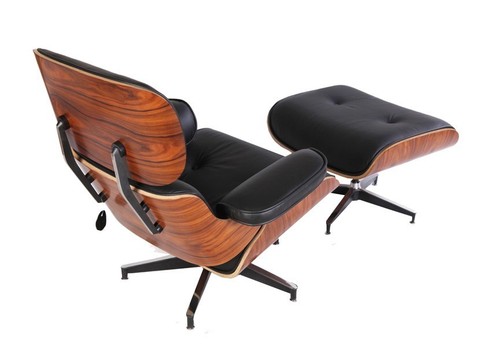 Lounge chair ottoman - ottoman, black