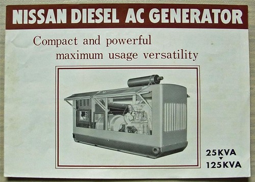 Nissan diesel generator - nissan,