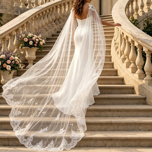 Women tulle lace applique 4m - lace,
