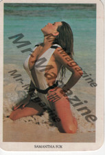 Samantha Fox Swimsuit 4"x3"